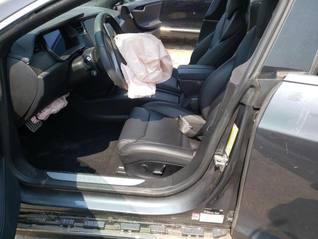 5YJSA1E21JF276115 - 2018 TESLA MODEL S Մոխրագույն լուսանկար 7