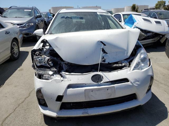 JTDKDTB34C1021759 - 2012 TOYOTA PRIUS C WHITE photo 5