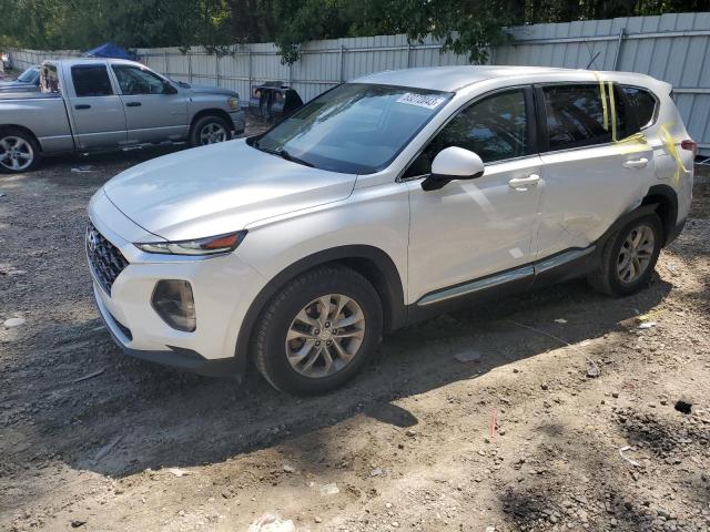 5NMS23AD0KH083857 - 2019 HYUNDAI SANTA FE SE WHITE photo 1