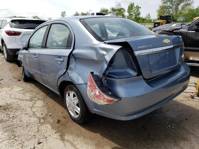 KL1TD56697B086831 - 2007 CHEVROLET AVEO BASE Mavi foto 2