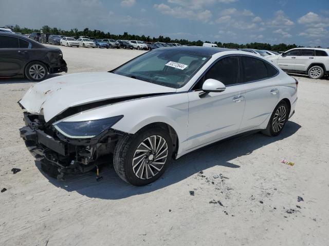 KMHL54JJ7MA021470 - 2021 HYUNDAI SONATA HYBRID WHITE photo 1