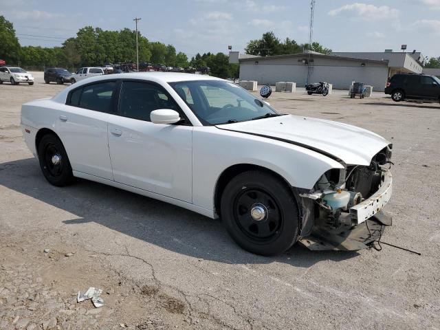 2C3CDXAGXCH280388 - 2012 DODGE CHARGER POLICE WHITE photo 4