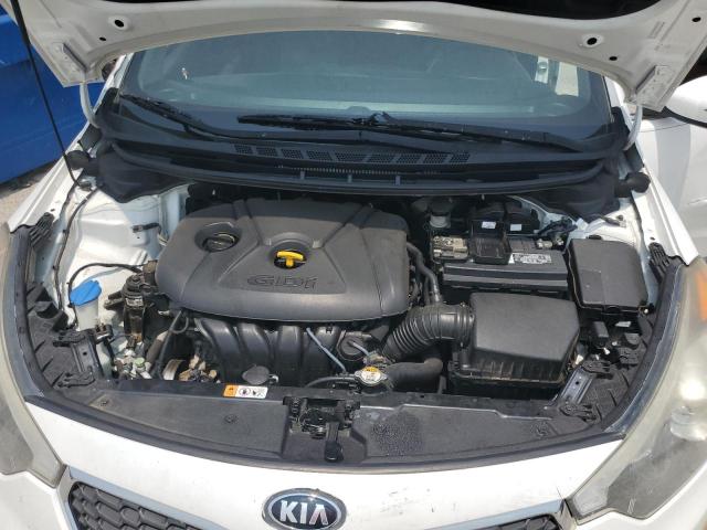 KNAFX4A8XE5074809 - 2014 KIA FORTE EX WHITE photo 11