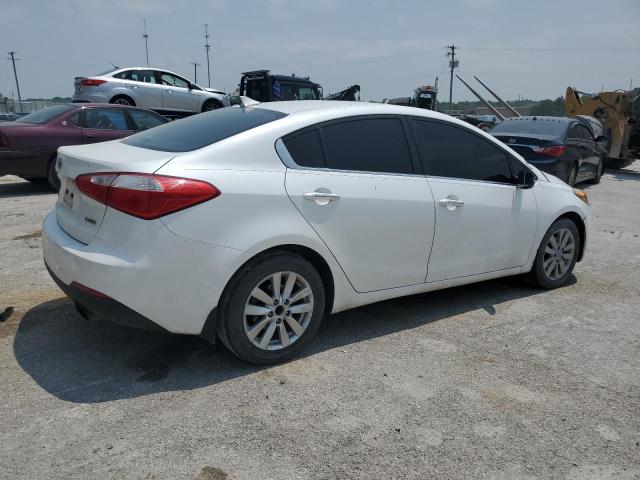 KNAFX4A8XE5074809 - 2014 KIA FORTE EX WHITE photo 3