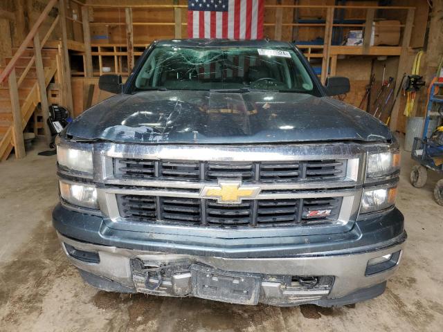 1GCVKREH5EZ187130 - 2014 CHEVROLET SILVERADO K1500 LT BLUE photo 5