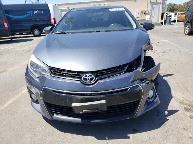 2T1BURHE1GC716374 - 2016 TOYOTA COROLLA L GRAY photo 5