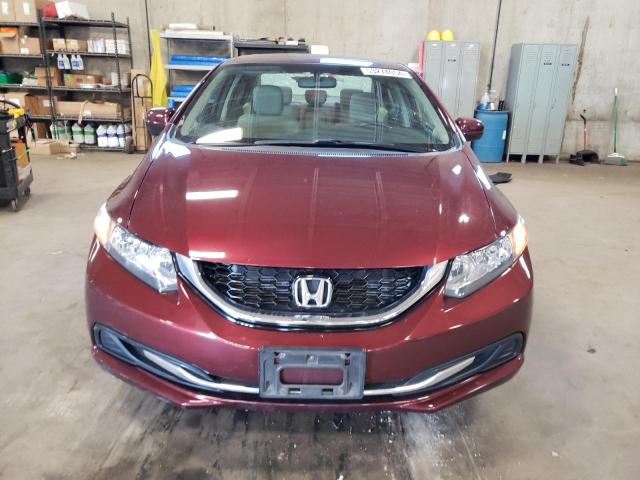 19XFB2F89FE098698 - 2015 HONDA CIVIC EX MAROON photo 5