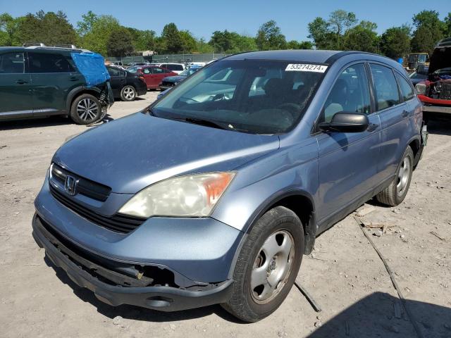 3CZRE38309G705862 - 2009 HONDA CR-V LX BLUE photo 1