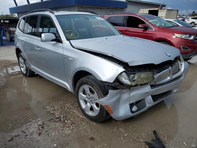 WBXPC93498WJ08301 - 2008 BMW X3 3.0SI SILVER photo 4