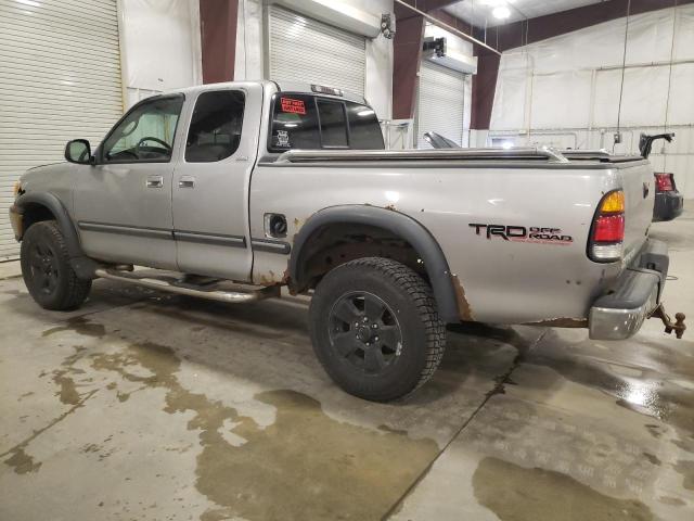 5TBBT441X1S219906 - 2001 TOYOTA TUNDRA ACCESS CAB ვერცხლისფერი ფოტო 2
