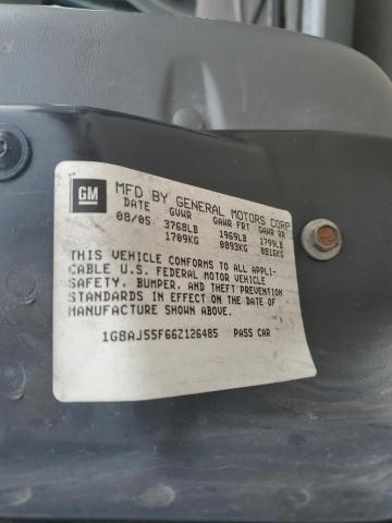 1G8AJ55F66Z126485 - 2006 SATURN ION LEVEL 2 灰色 照片 12