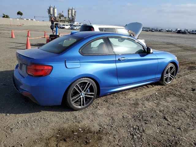 WBA2J5C50JVC07096 - 2018 BMW M240I BLUE photo 3