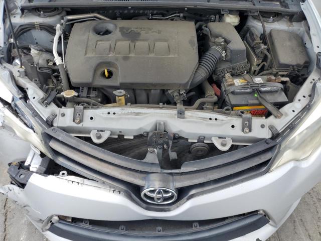 2T1BURHE7EC074448 - 2014 TOYOTA COROLLA L SILVER photo 11