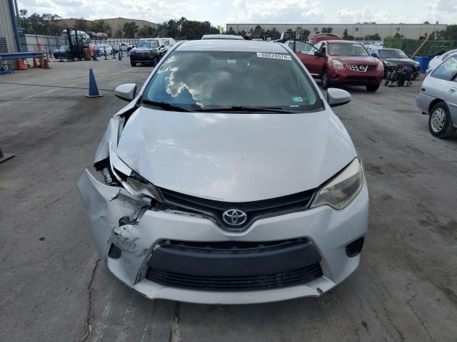 2T1BURHE7EC074448 - 2014 TOYOTA COROLLA L SILVER photo 5