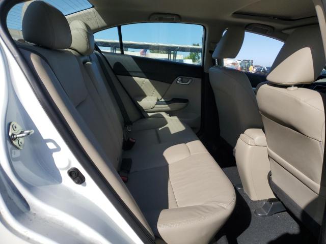 19XFB2F93FE220741 - 2015 HONDA CIVIC EXL თეთრი ფოტო 10