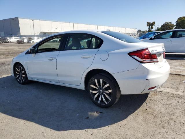 19XFB2F93FE220741 - 2015 HONDA CIVIC EXL თეთრი ფოტო 2