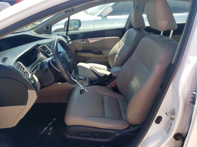 19XFB2F93FE220741 - 2015 HONDA CIVIC EXL თეთრი ფოტო 7