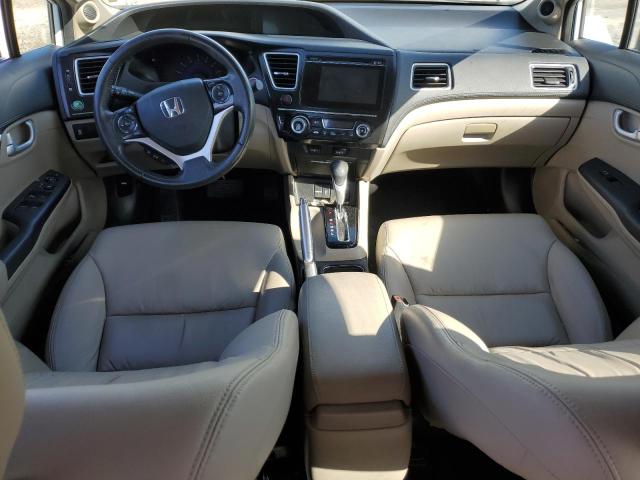 19XFB2F93FE220741 - 2015 HONDA CIVIC EXL თეთრი ფოტო 8
