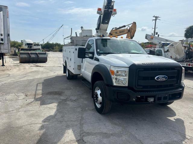 1FDUF4GY7DEA69808 - 2013 FORD F450 SUPER DUTY WHITE photo 1