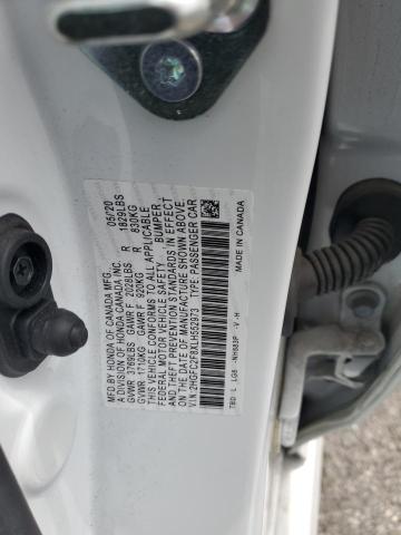 2HGFC2F8XLH552973 - 2020 HONDA CIVIC SPORT 白色 照片 13