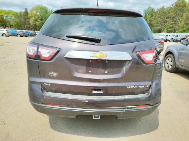 1GNKVGKDXFJ183470 - 2015 CHEVROLET TRAVERSE LT BLACK photo 6