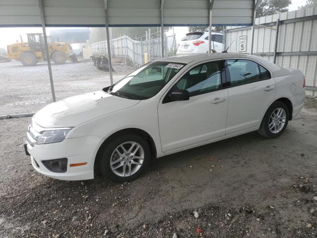 3FAHP0GA4CR440889 - 2012 FORD FUSION S WHITE photo 1