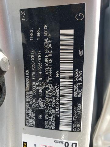 JTEMU5JR2M5868277 - 2021 TOYOTA 4RUNNER SR5/SR5 PREMIUM 银色 照片 13