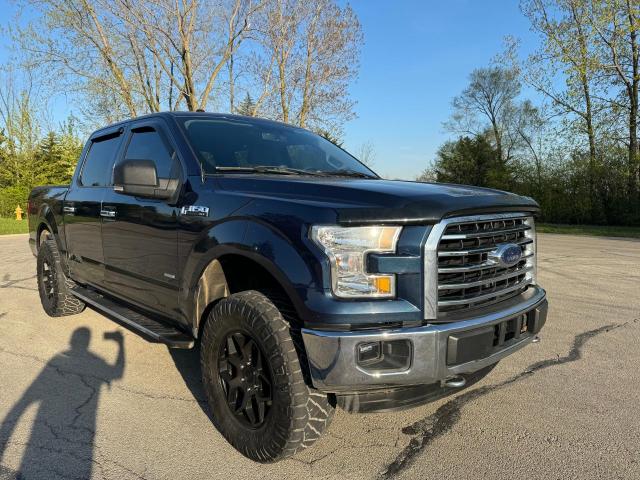 1FTEW1EG4FFA02159 - 2015 FORD F150 SUPERCREW BLUE photo 1