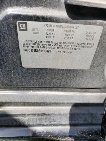 1G6DJ5EG0A0115025 - 2010 CADILLAC CTS PERFORMANCE COLLECTION Schwarz Foto 13