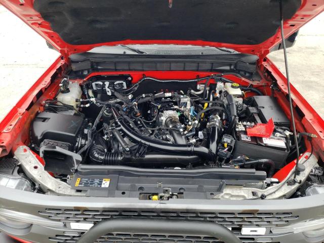 1FMEE5DP7MLA62782 - 2021 FORD BRONCO BASE RED photo 12