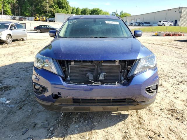 5N1DR2MM2KC583457 - 2019 NISSAN PATHFINDER S BLUE photo 5