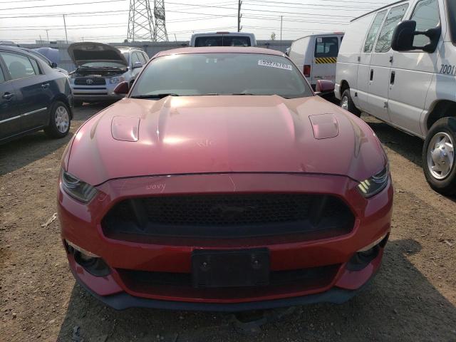 1FA6P8CF3H5264595 - 2017 FORD MUSTANG GT MAROON photo 5