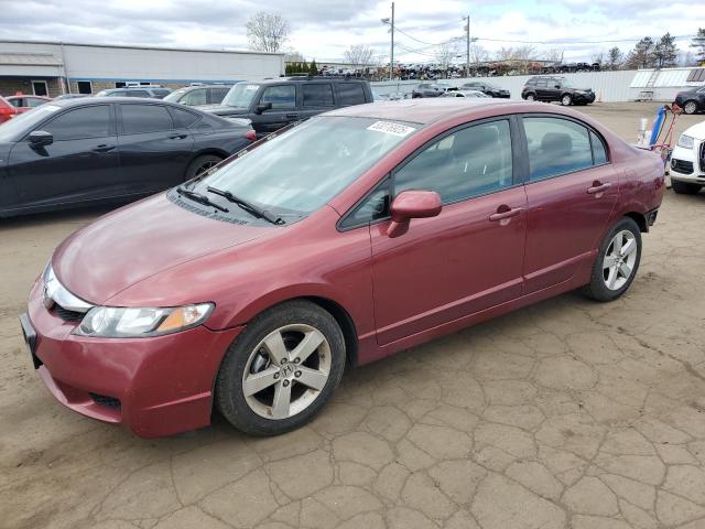 2HGFA1F61AH551447 - 2010 HONDA CIVIC LX-S BURGUNDY photo 1