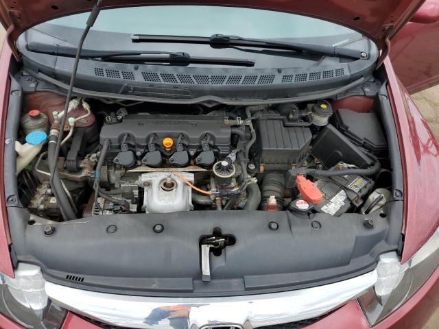 2HGFA1F61AH551447 - 2010 HONDA CIVIC LX-S BURGUNDY photo 11