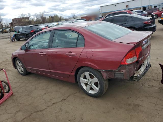 2HGFA1F61AH551447 - 2010 HONDA CIVIC LX-S BURGUNDY photo 2