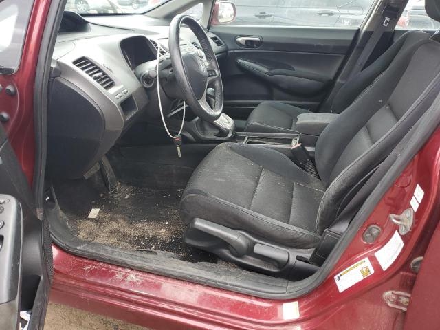 2HGFA1F61AH551447 - 2010 HONDA CIVIC LX-S BURGUNDY photo 7