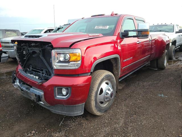 1GT42WEY6KF203519 - 2019 GMC SIERRA K3500 DENALI RED photo 1