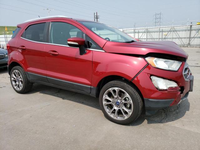 MAJ6P1WL4JC176472 - 2018 FORD ECOSPORT TITANIUM RED photo 4