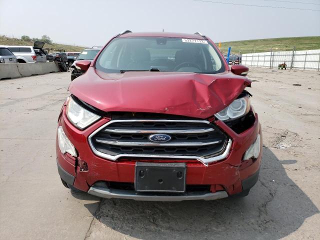 MAJ6P1WL4JC176472 - 2018 FORD ECOSPORT TITANIUM RED photo 5