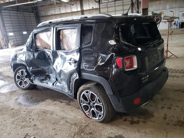 ZACCJBDT2FPB43187 - 2015 JEEP RENEGADE LIMITED BLACK photo 2