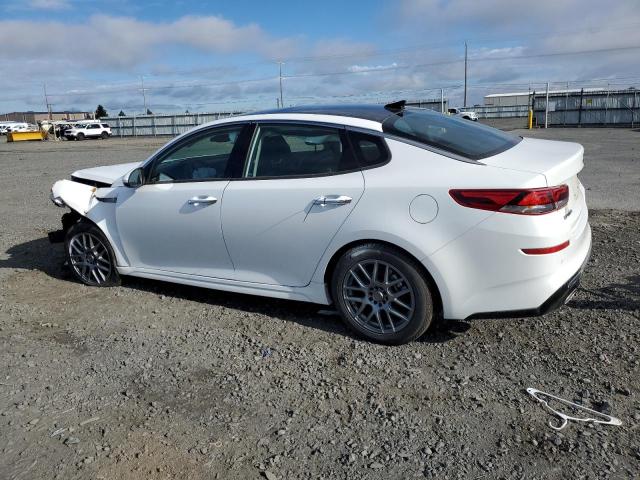 5XXGU4L1XKG304162 - 2019 KIA OPTIMA EX WHITE photo 2