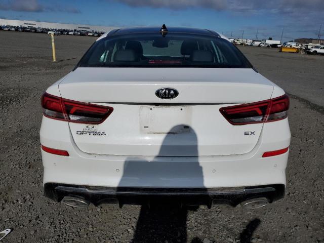 5XXGU4L1XKG304162 - 2019 KIA OPTIMA EX WHITE photo 6