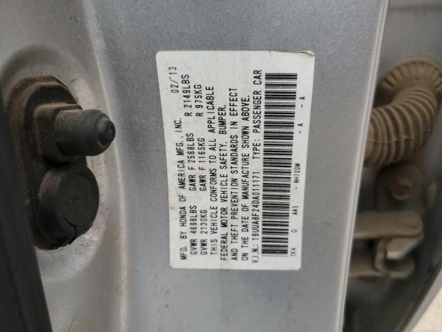 19UUA8F24DA011171 - 2013 ACURA TL Gümüş foto 12