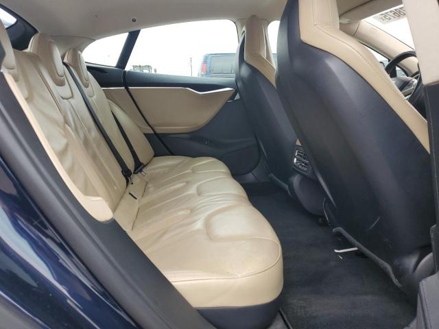 5YJSA1CG1DFP04767 - 2013 TESLA MODEL S BLUE photo 10