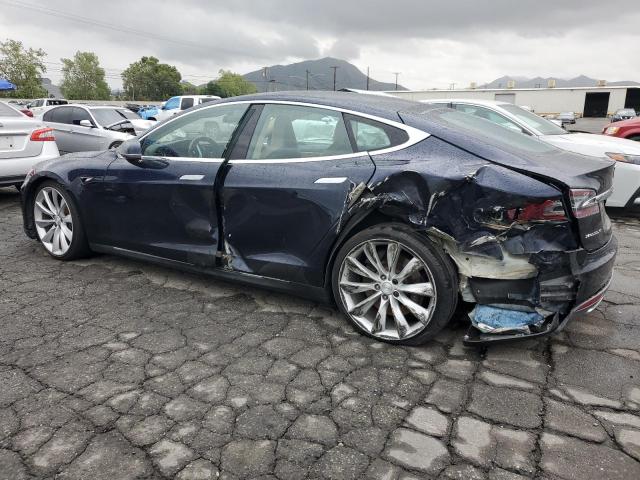5YJSA1CG1DFP04767 - 2013 TESLA MODEL S BLUE photo 2