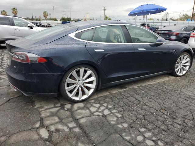 5YJSA1CG1DFP04767 - 2013 TESLA MODEL S BLUE photo 3