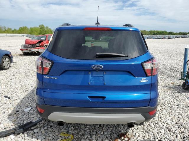 1FMCU9GD8JUB51639 - 2018 FORD ESCAPE SE BLUE photo 6