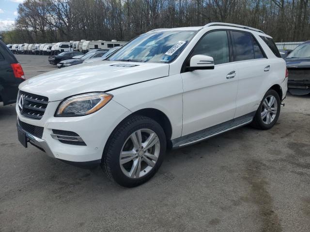 4JGDA5HB6EA318557 - 2014 MERCEDES-BENZ ML 350 4MATIC WHITE photo 1
