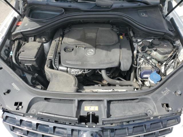 4JGDA5HB6EA318557 - 2014 MERCEDES-BENZ ML 350 4MATIC WHITE photo 12