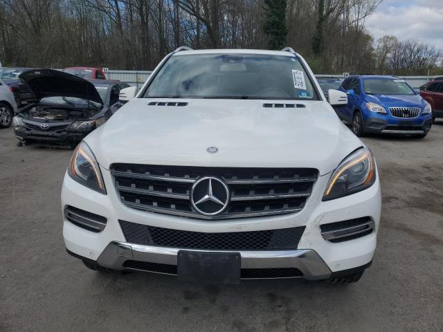 4JGDA5HB6EA318557 - 2014 MERCEDES-BENZ ML 350 4MATIC WHITE photo 5